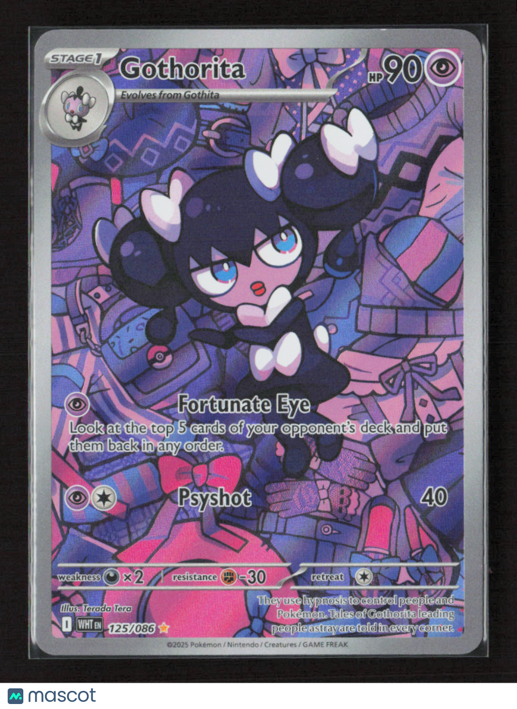 2025 Pokemon Gothorita - 125/086 #125/086 Illustration Rare