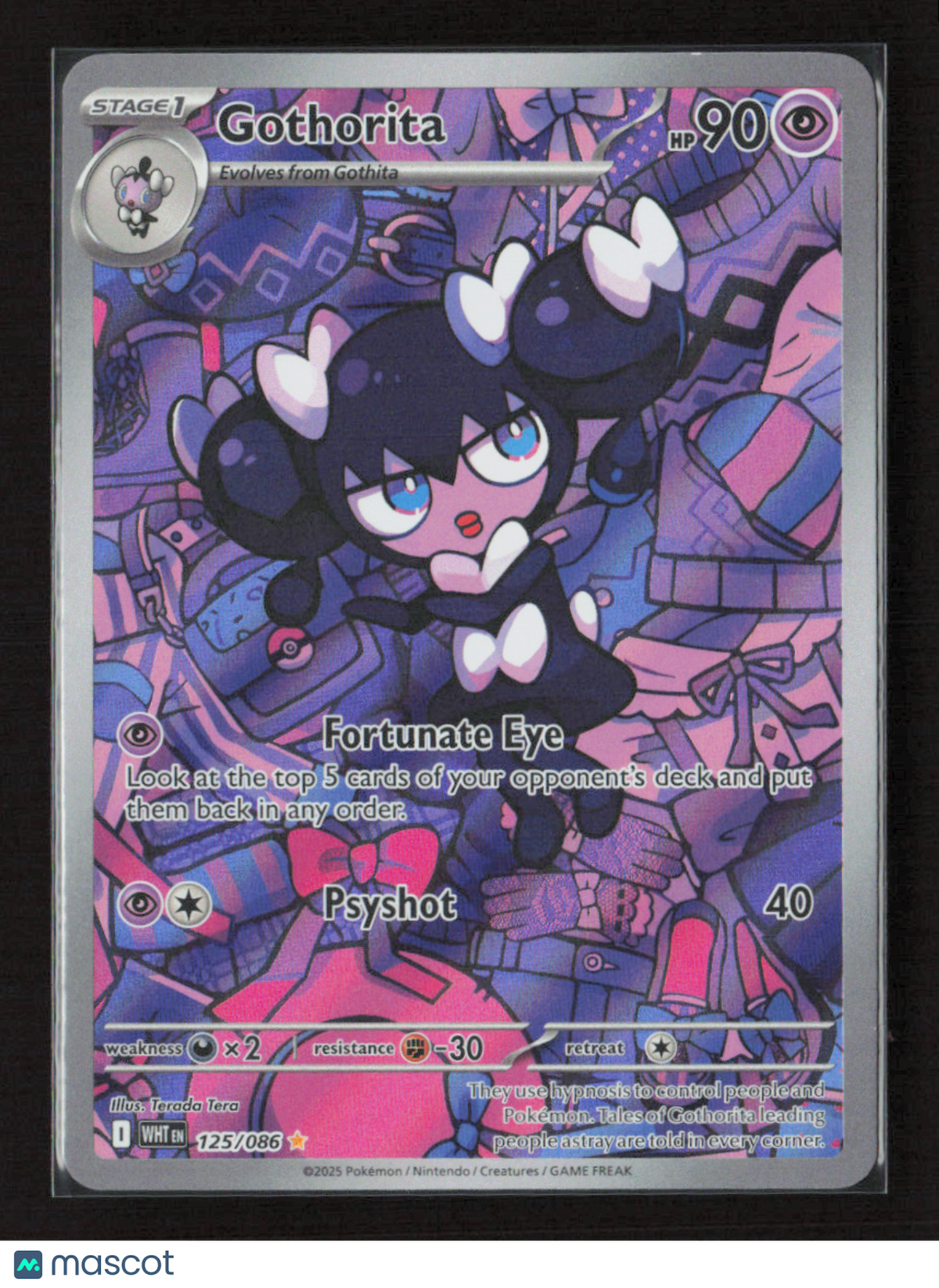2025 Pokemon Gothorita - 125/086 #125/086 Illustration Rare