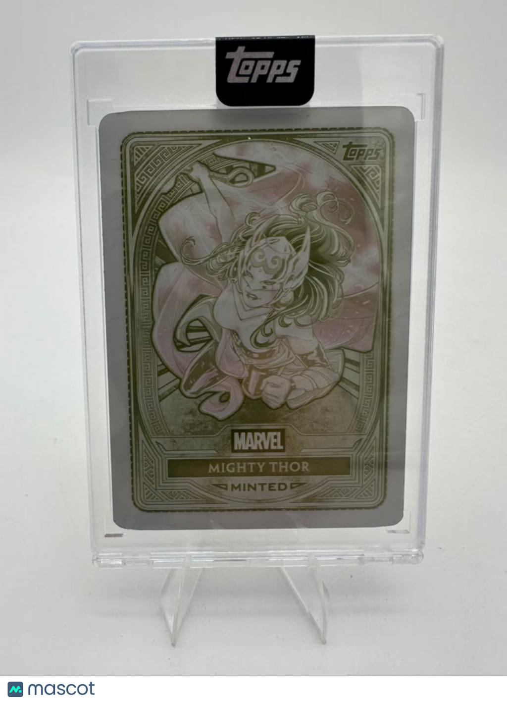 2025 Topps Marvel Mint Mighty Thor Yellow Printing Plate 1 of 1 #96