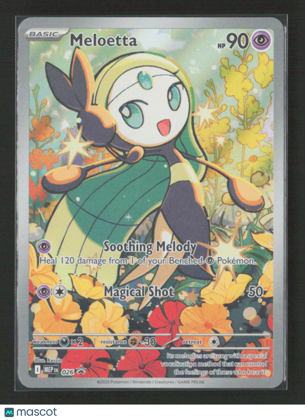 2025 Pokemon Meloetta - 026 #26 Illustration Rare