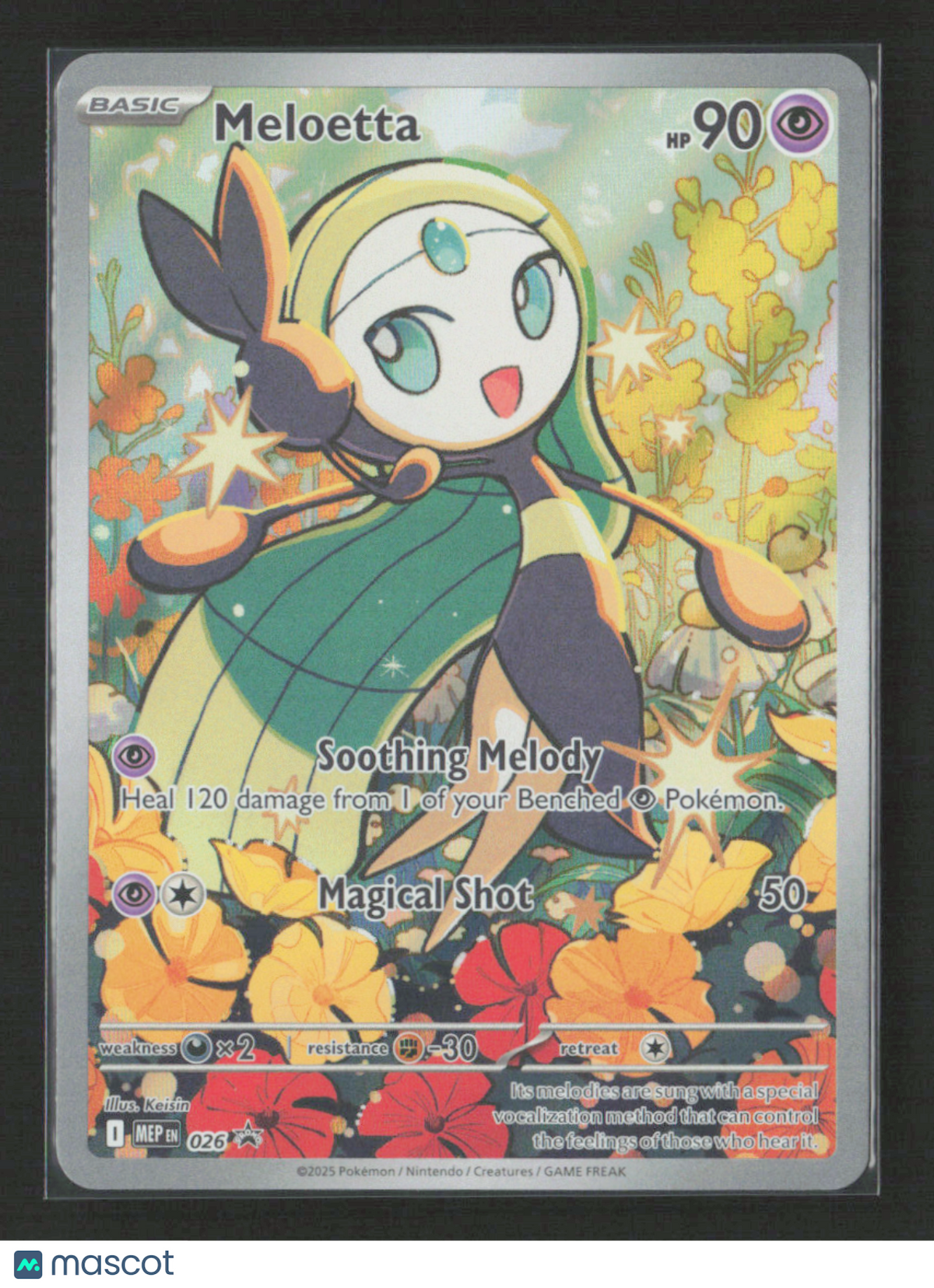 2025 Pokemon Meloetta - 026 #26 Illustration Rare