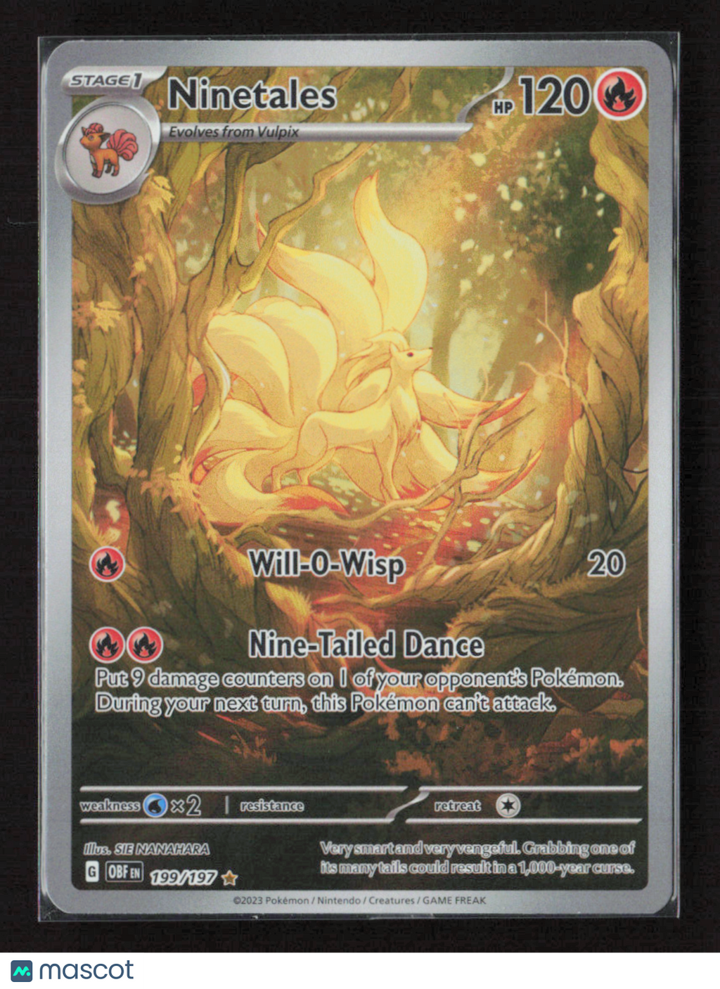 2023 Pokemon Ninetales - 199/197 #199/197 Illustration Rare