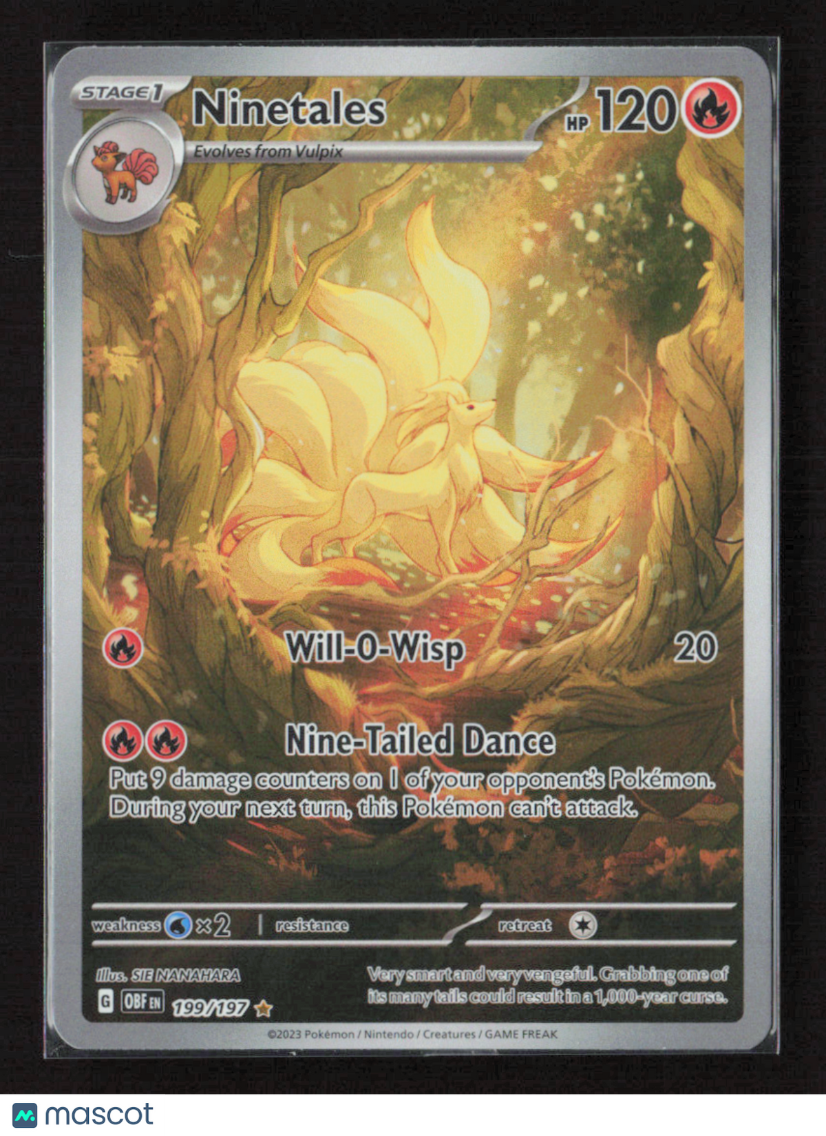 2023 Pokemon Ninetales - 199/197 #199/197 Illustration Rare