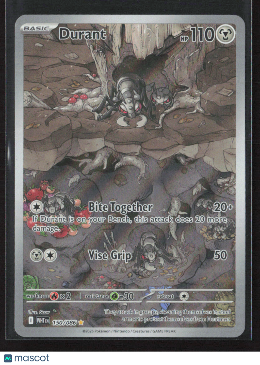 2025 Pokemon Durant - 150/086 #150/086 Illustration Rare