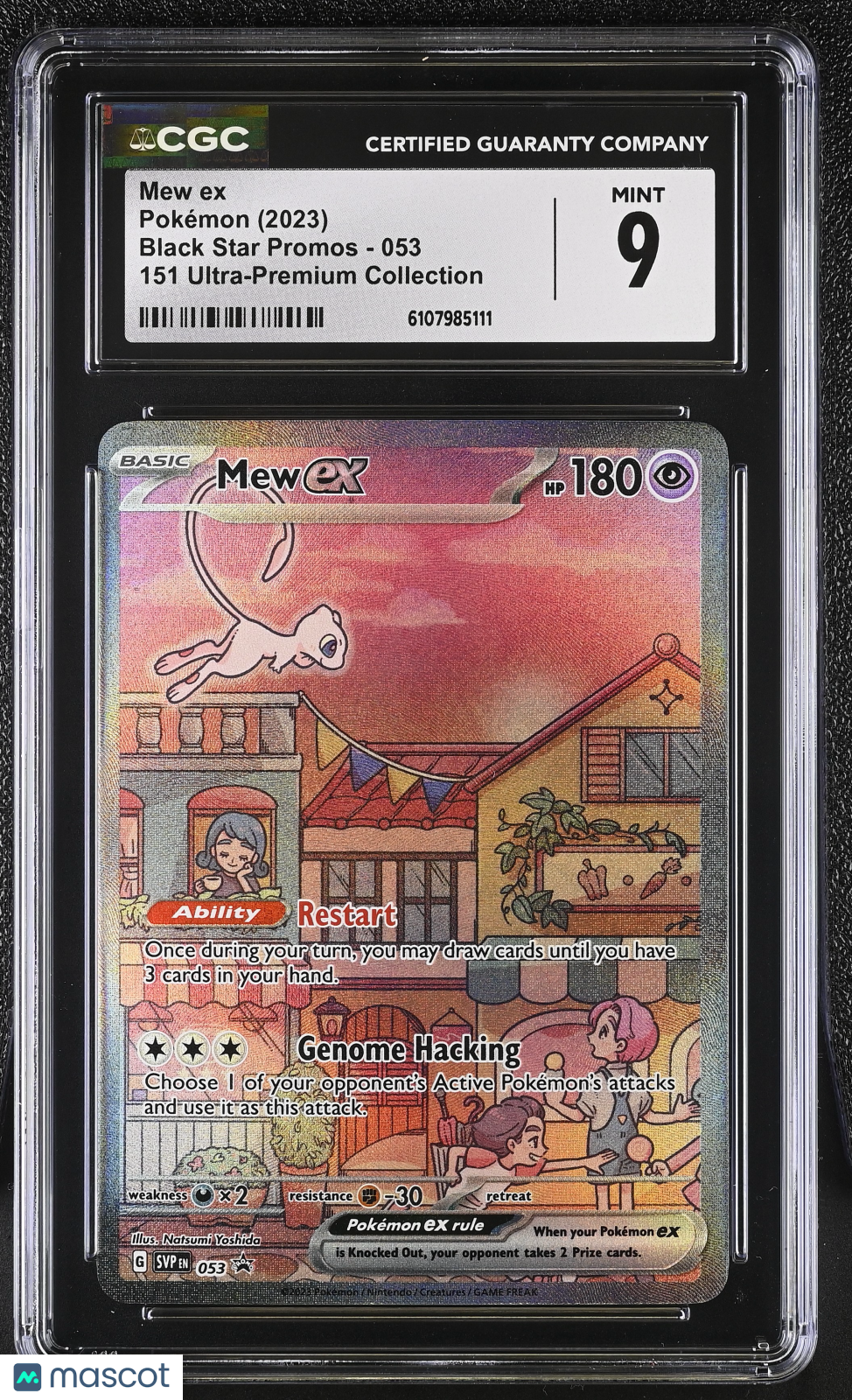 2023 Pokemon Mew ex #053 CGC 9