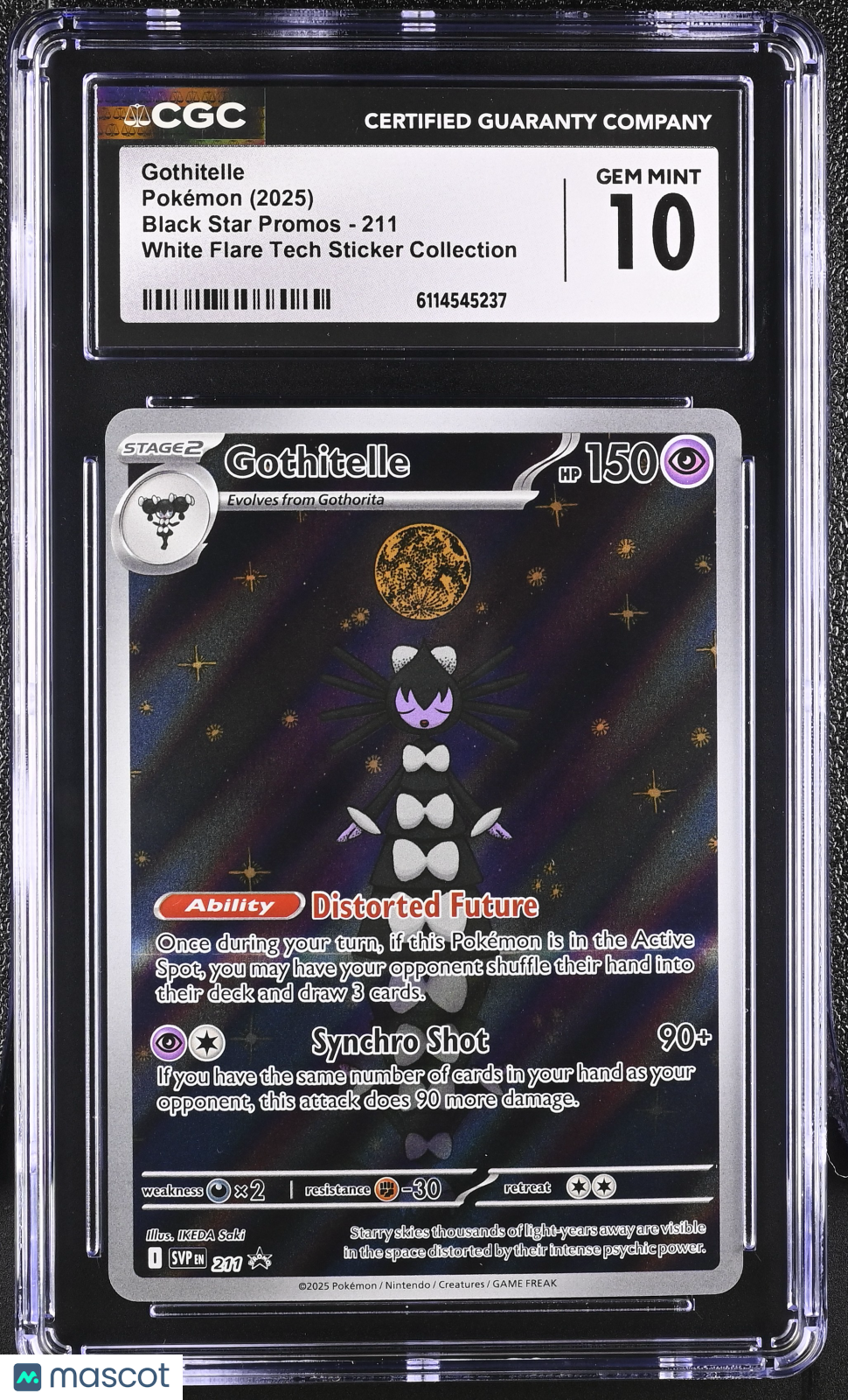 2025 Pokemon Gothitelle #211 CGC 10