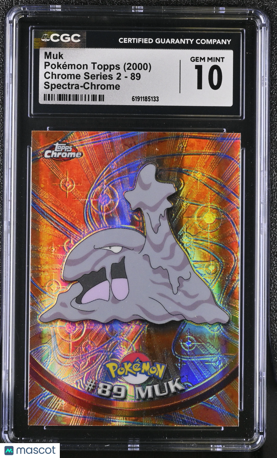 2000 Topps Chrome Series 2 Muk #89 Spectra-Chrome CGC 10