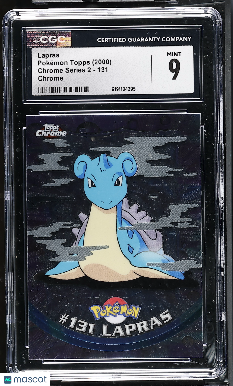 2000 Topps Chrome Series 2 Lapras #131 Chrome CGC 9