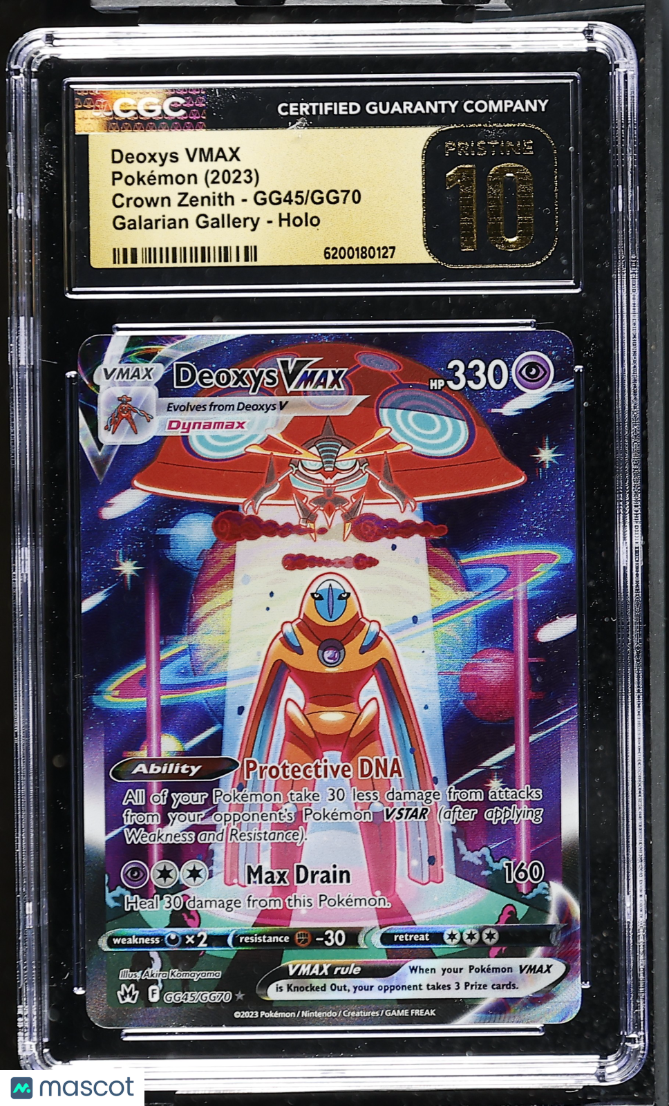 2023 Pokemon Deoxys VMAX #GG45/GG70 CGC 10
