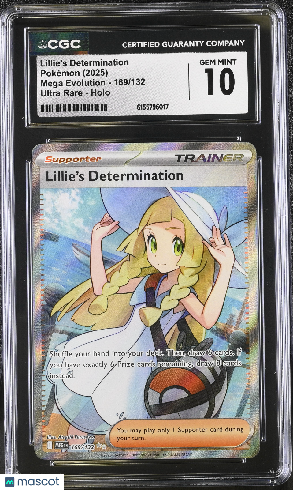 2025 Pokemon Lillie's Determination #169/132 Ultra Rare CGC 10