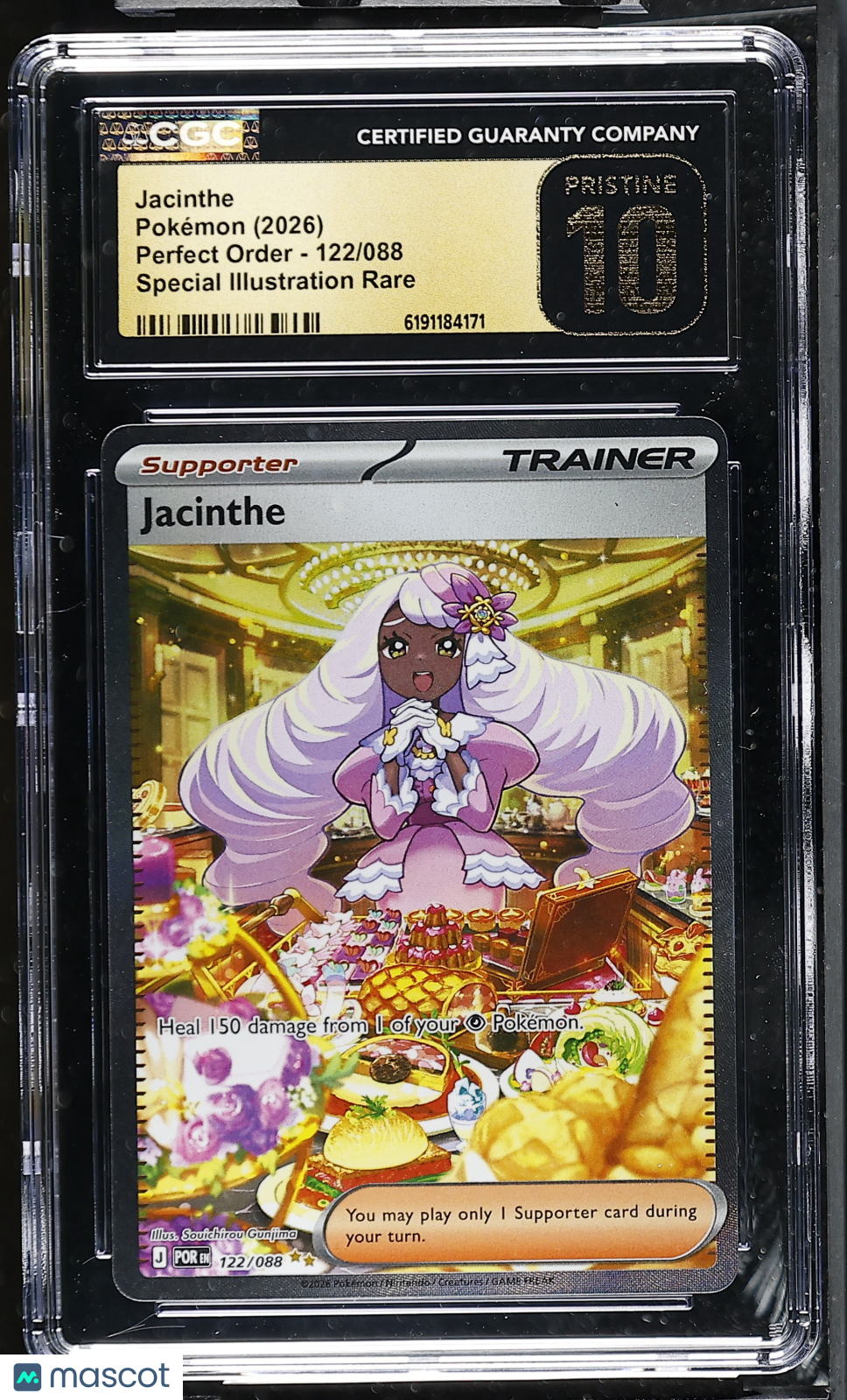 2026 Pokemon Jacinthe #122/088 Special Illustration Rare CGC 10