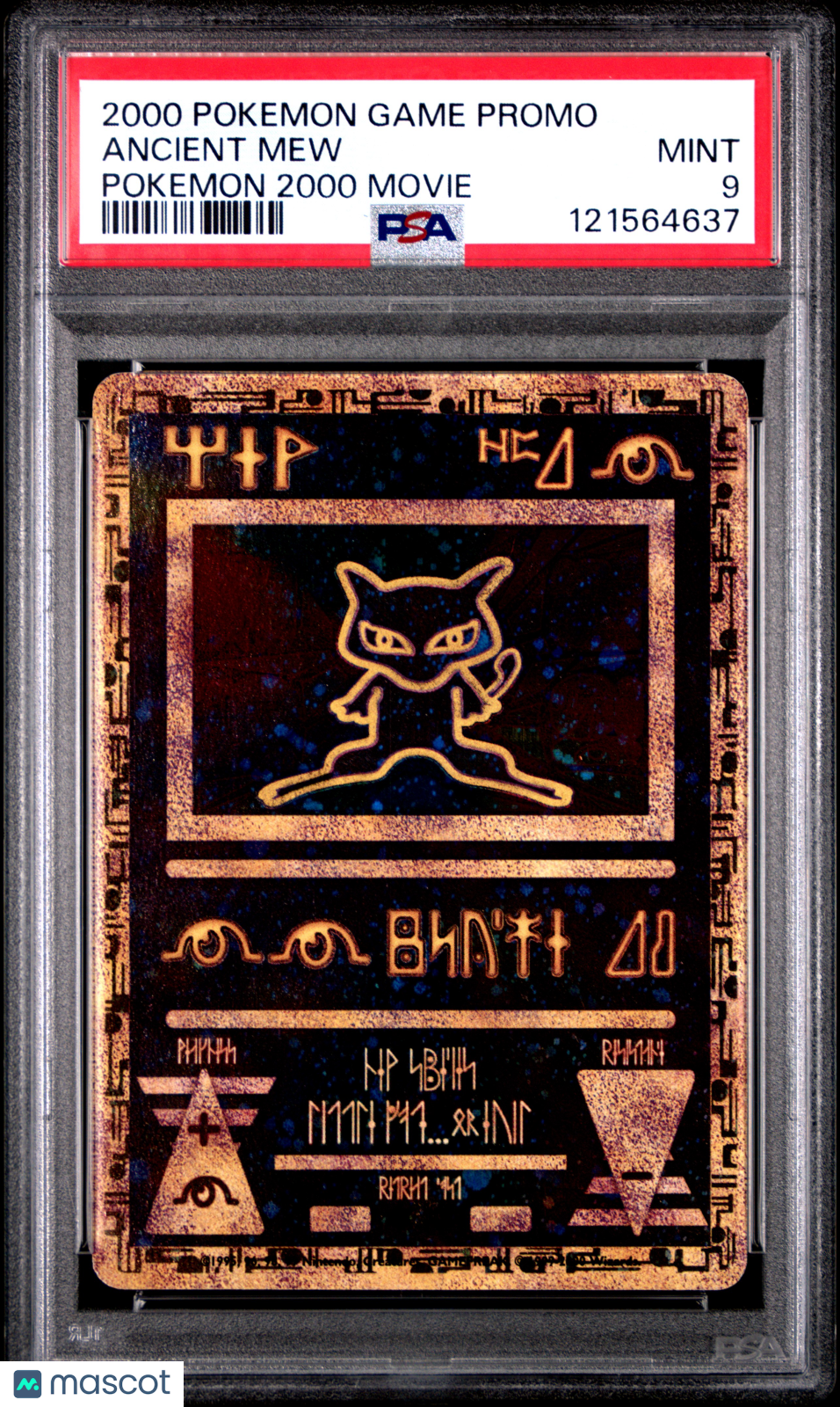 2000 Pokemon Game Movie Ancient Mew Pokemon 2000 Movie PSA 9