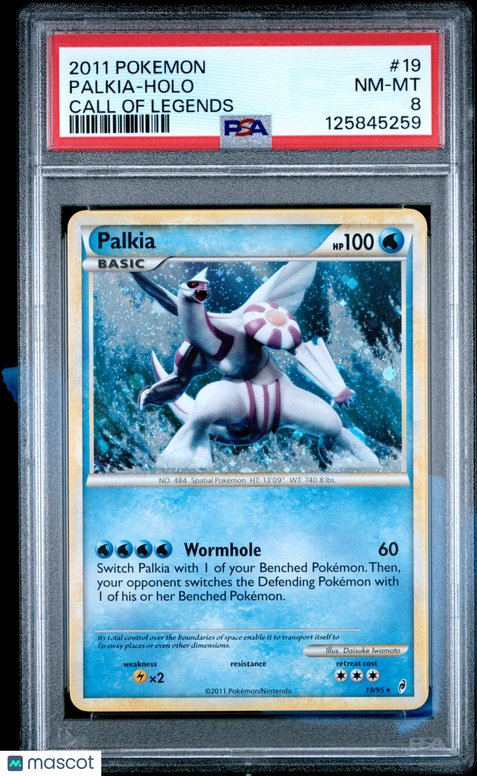 2011 Pokemon Call Of Legends Palkia #19 Call Of Legends PSA 8