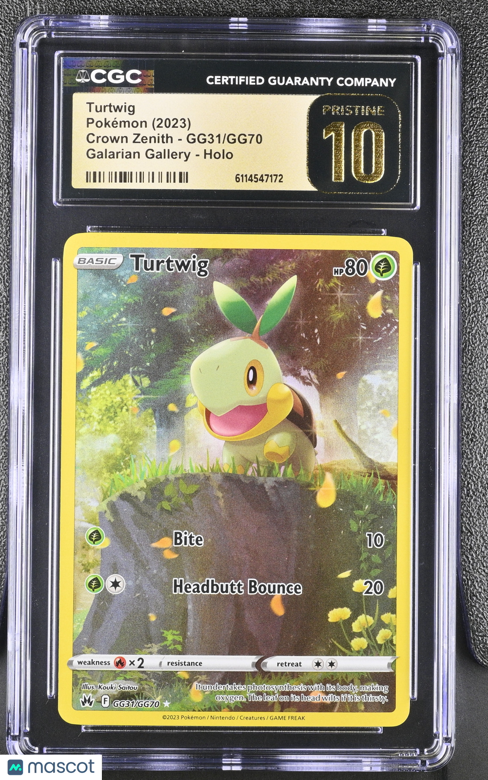 2023 Pokemon Turtwig #GG31/GG70 CGC 10