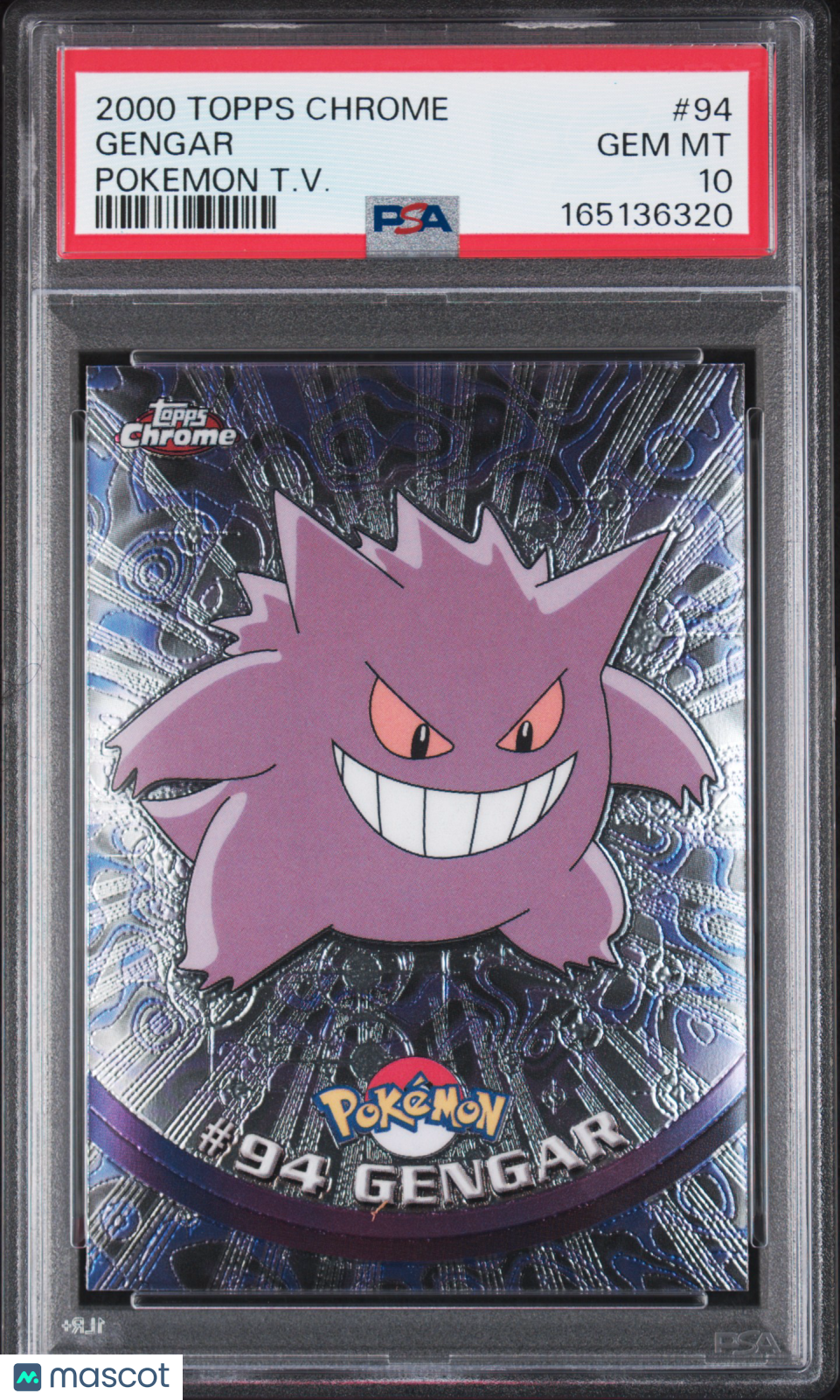 2000 Topps Chrome Pokemon T.V. Gengar #94 PSA 10