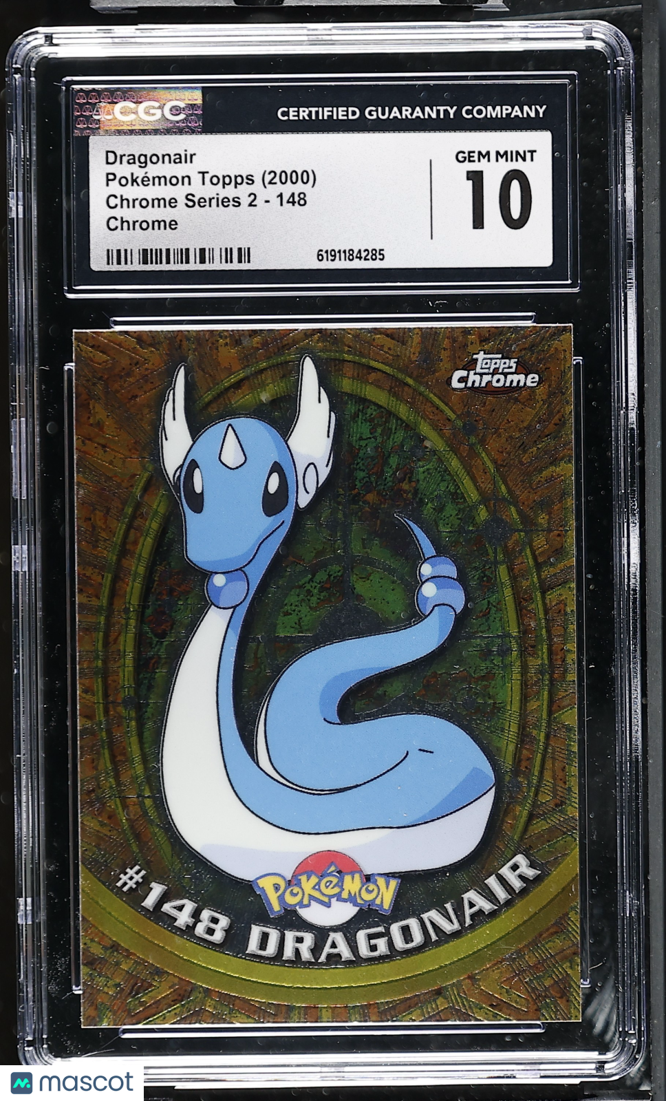 2000 Topps Chrome Series 2 Dragonair #148 Chrome CGC 10