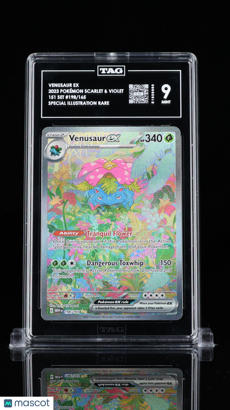 2023 Pokemon Venusaur ex #198/165 TAG 9