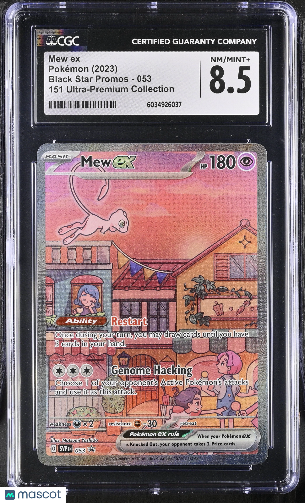 2023 Pokemon Mew ex #053 CGC 8.5