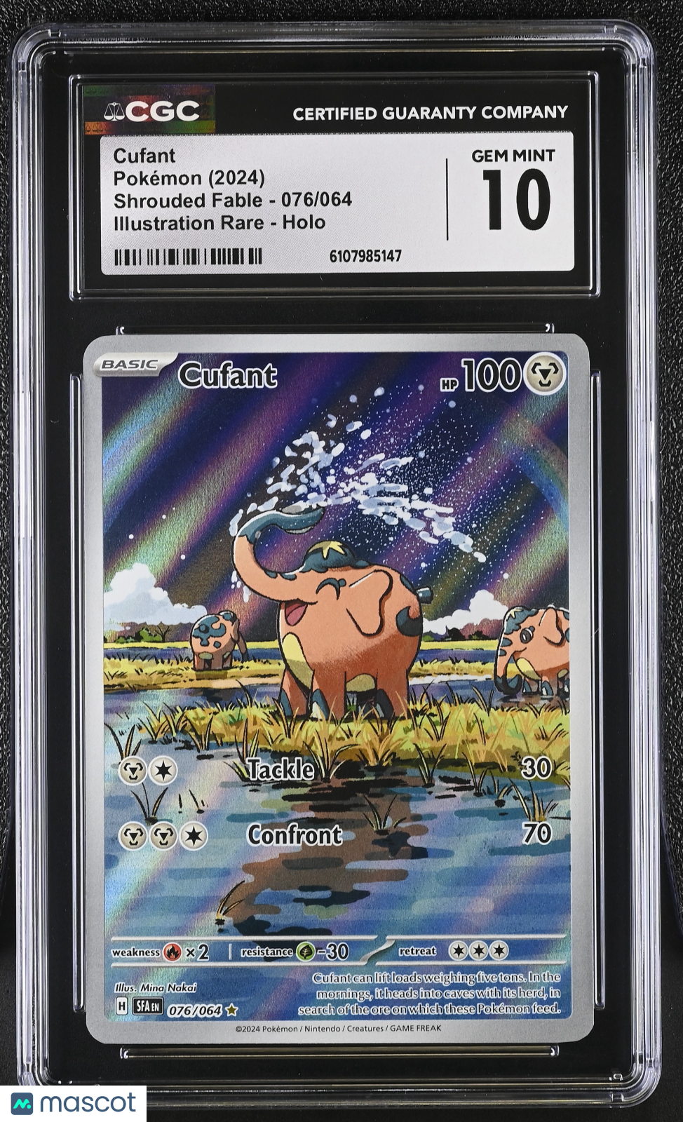 2024 Pokemon Cufant #076/064 Illustration Rare CGC 10