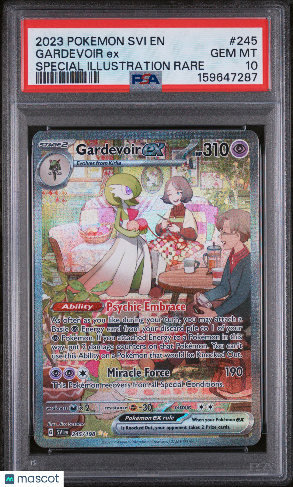 2023 Pokemon Svi EN-Scarlet & Violet Gardevoir EX #245 Special Illustration Rare PSA 10