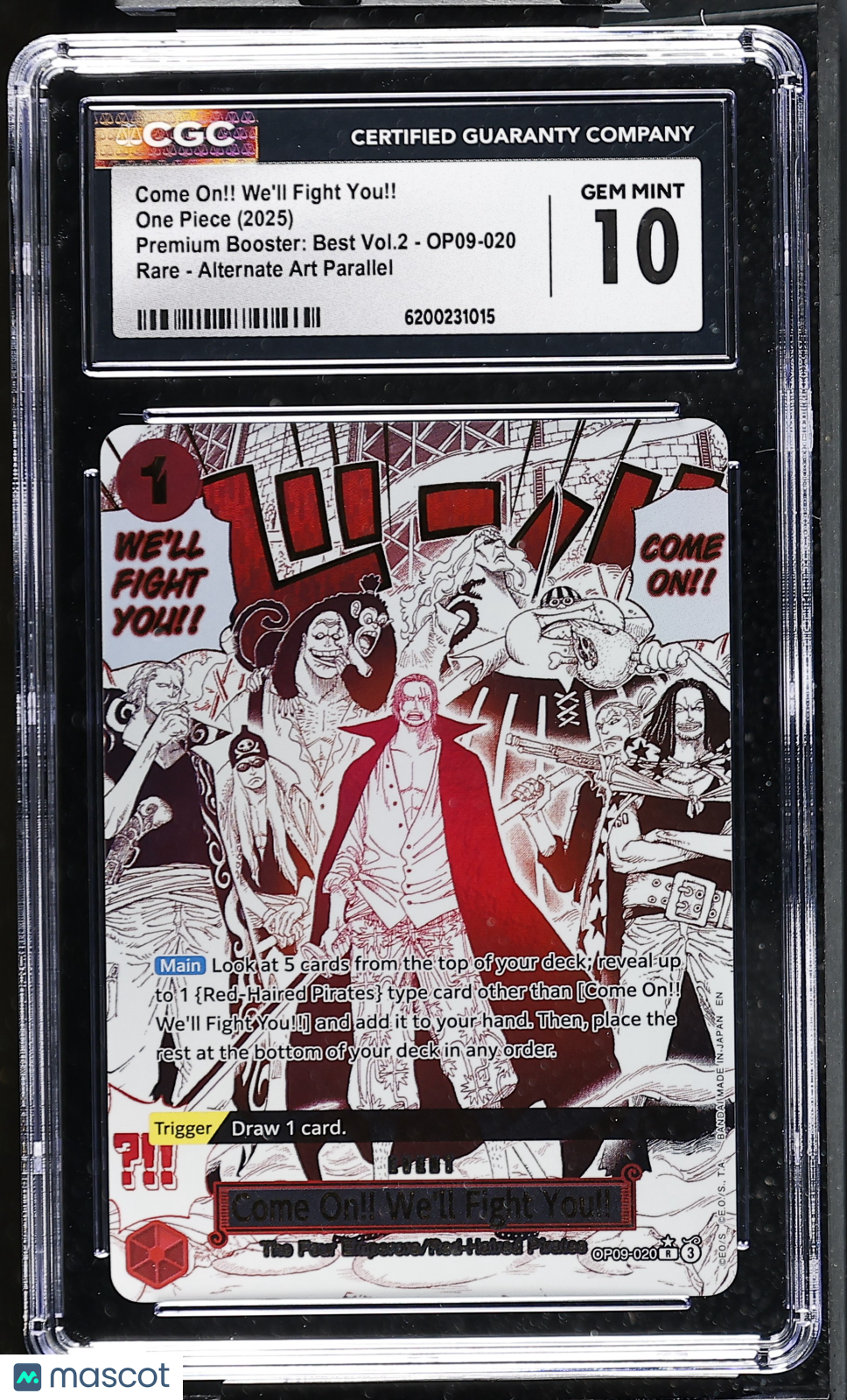 2025 One Piece Come On!! We'll Fight You!! #OP09-020 CGC 10