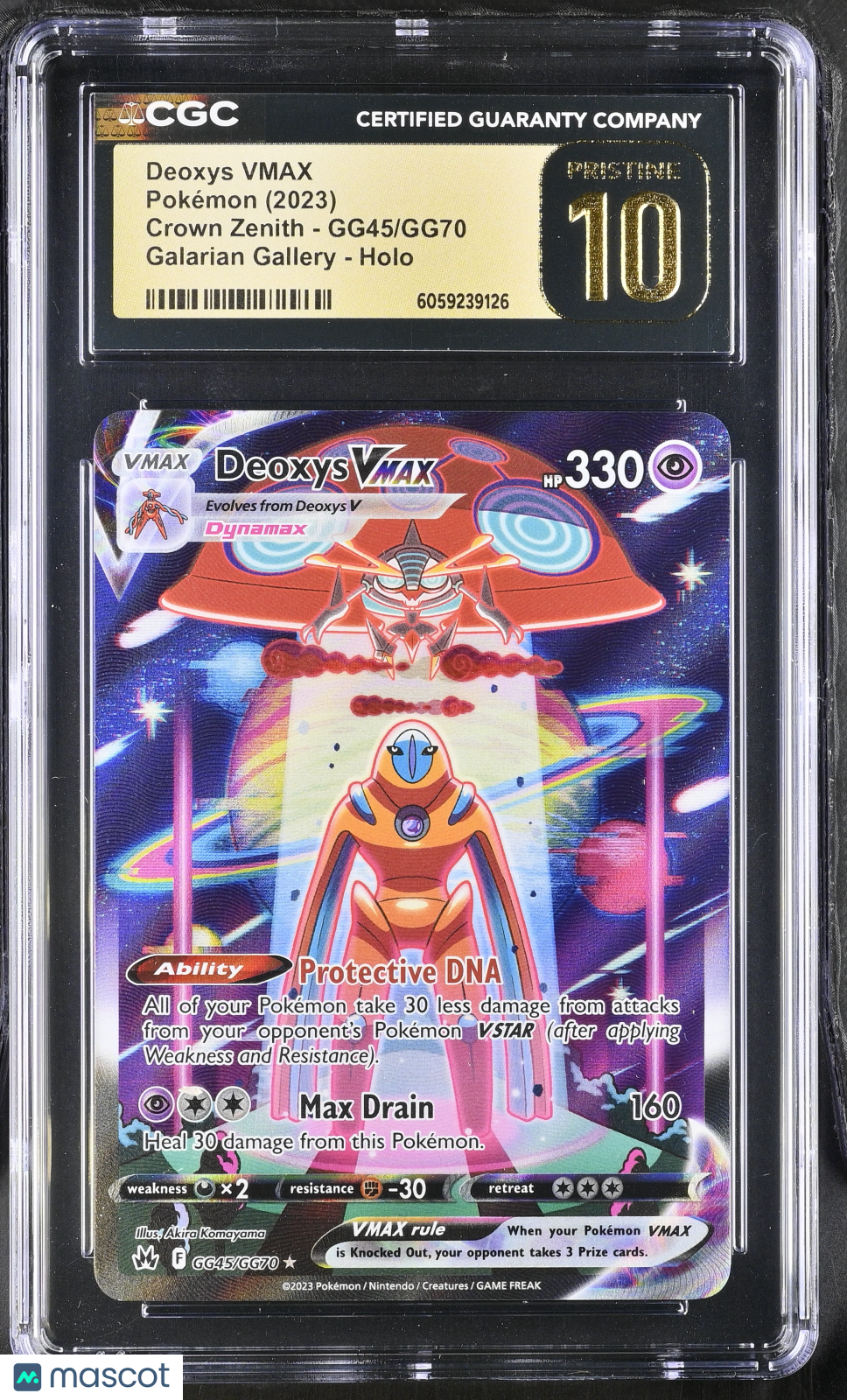2023 Pokemon Deoxys VMAX #GG45/GG70 CGC 10