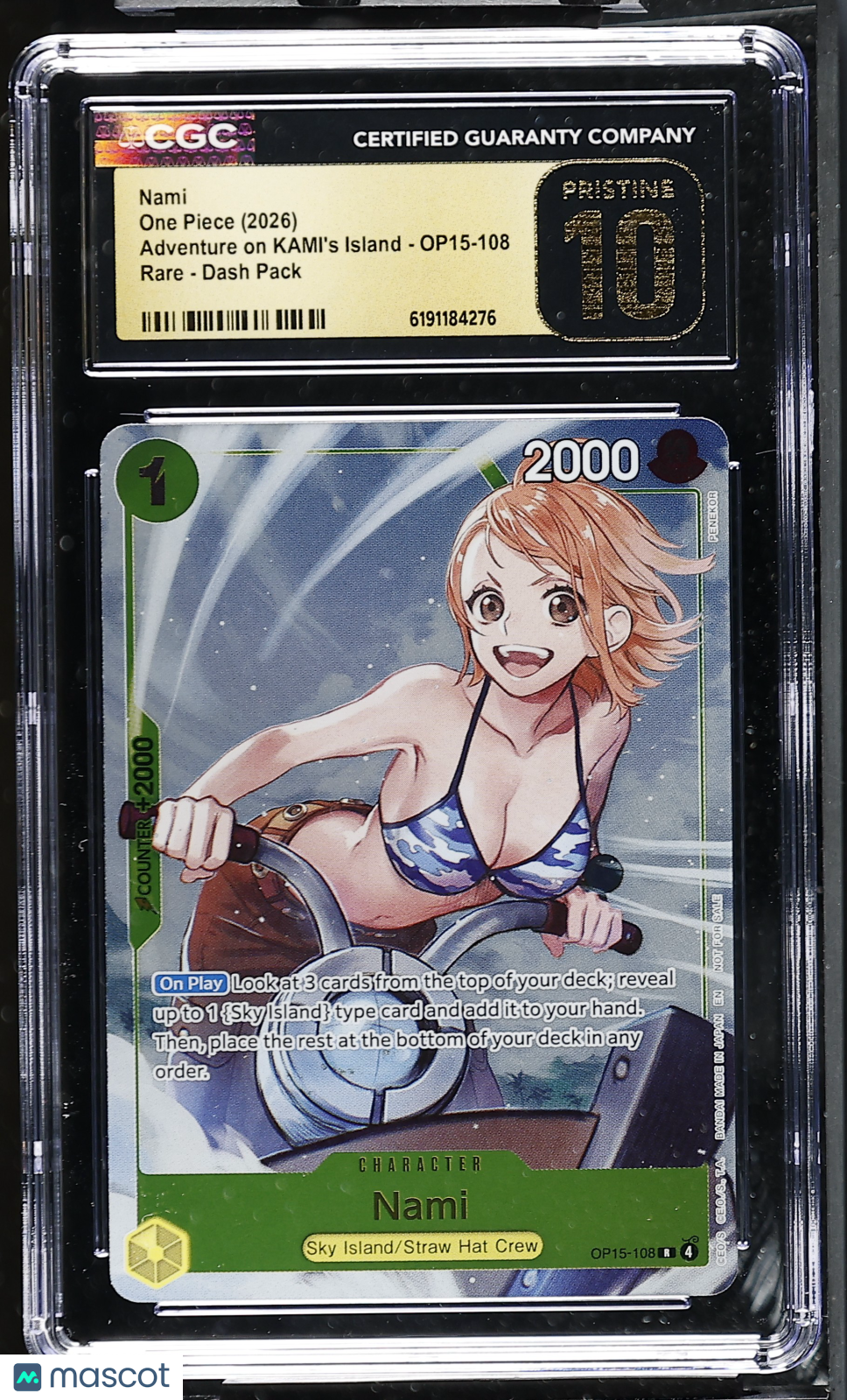 2026 One Piece Nami #OP15-108 CGC 10