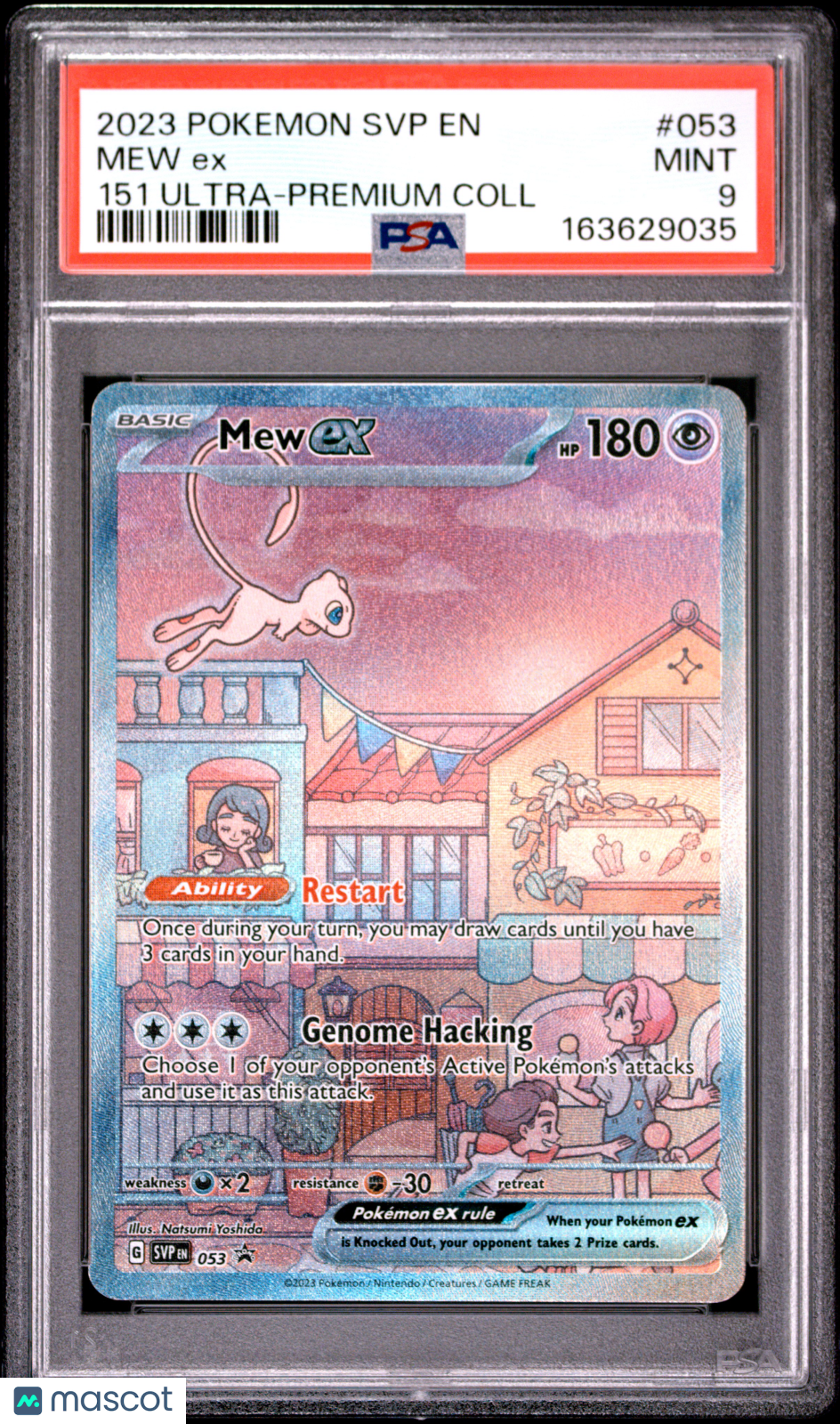 2023 Pokemon SVP EN-SV Black Star Promo Mew EX #053 151 Ultra-Premium Coll PSA 9