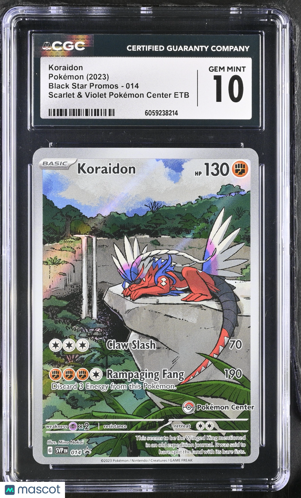 2023 Pokemon Koraidon #014 CGC 10