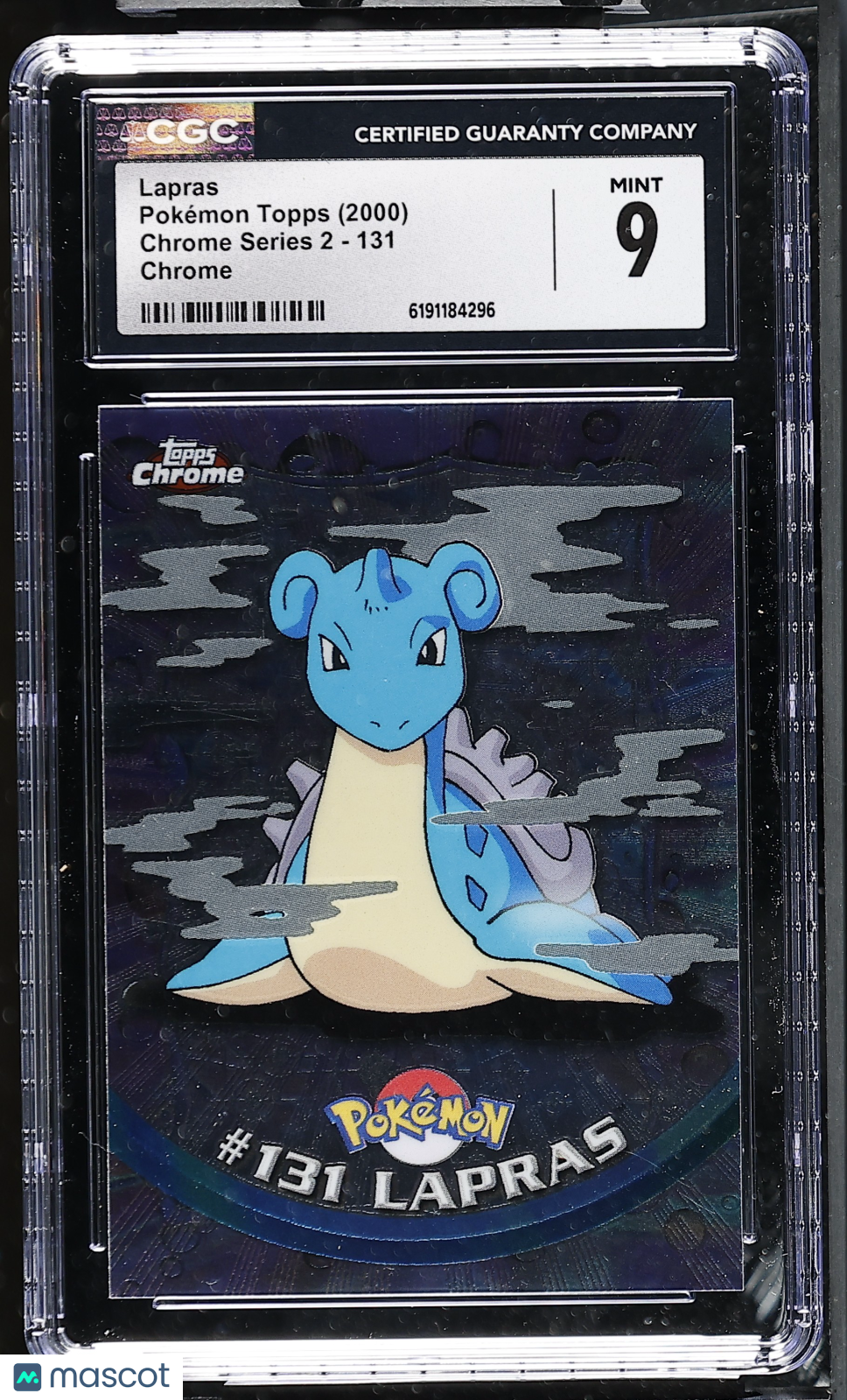 2000 Topps Chrome Series 2 Lapras #131 Chrome CGC 9