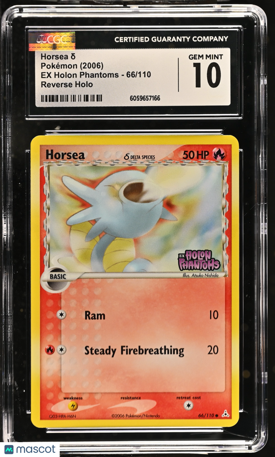 2006 Pokemon Horsea δ #66/110 CGC 10