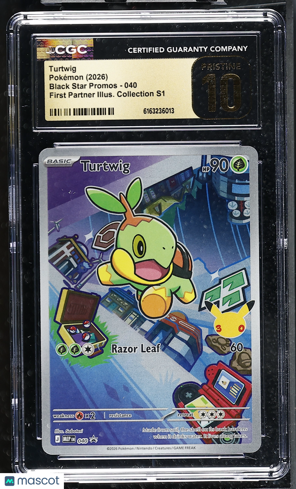 2026 Pokemon Turtwig #040 CGC 10