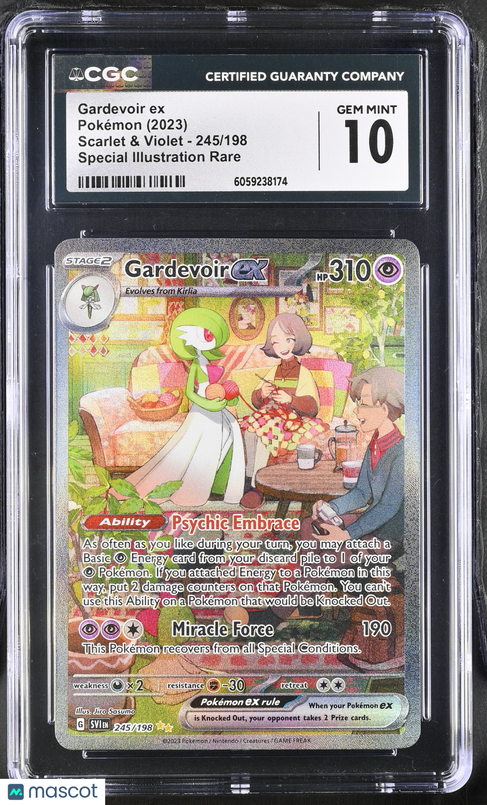 2023 Pokemon Gardevoir ex #245/198 Special Illustration Rare CGC 10