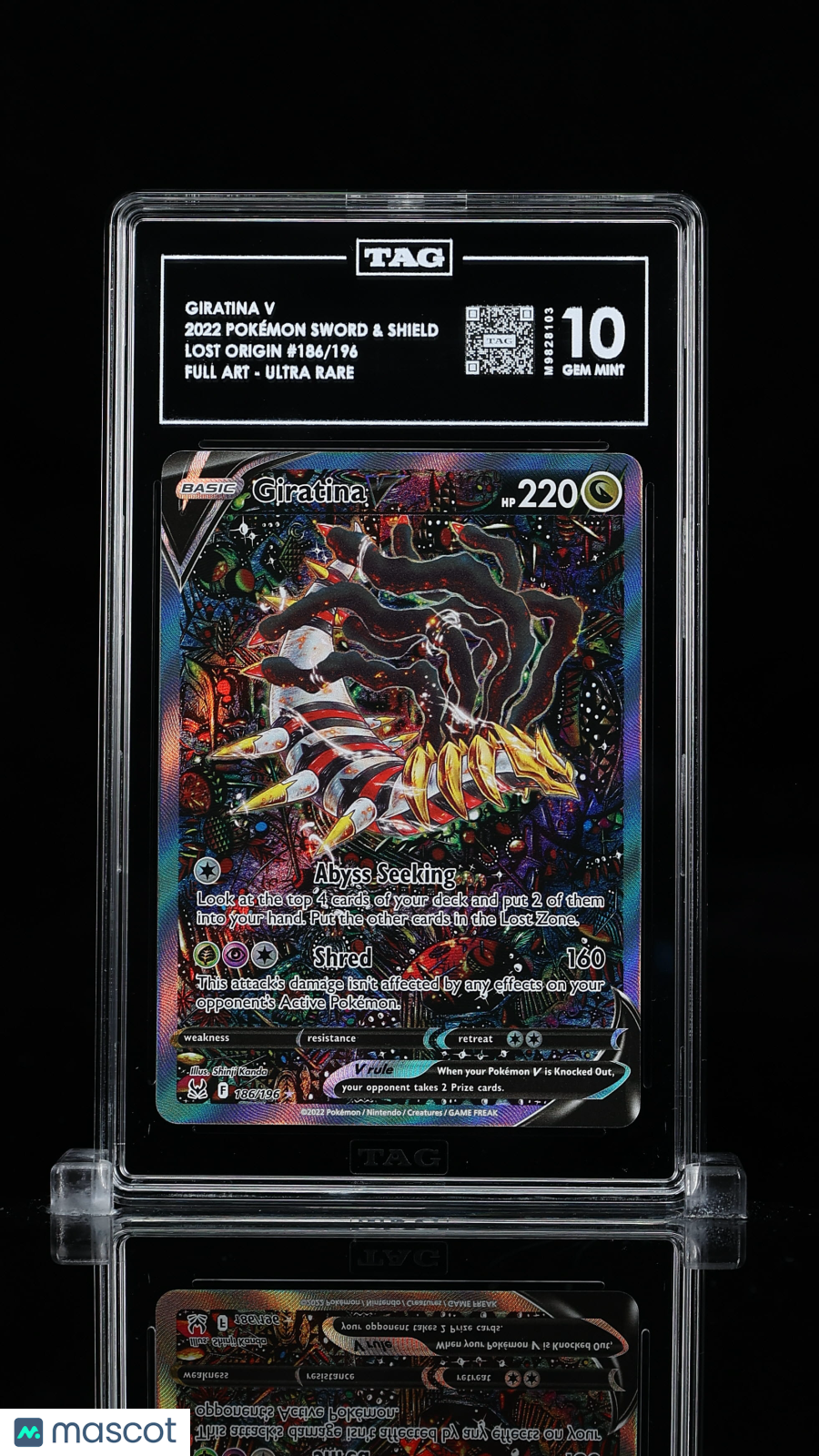 2022 Pokemon Giratina V #186/196 TAG 10
