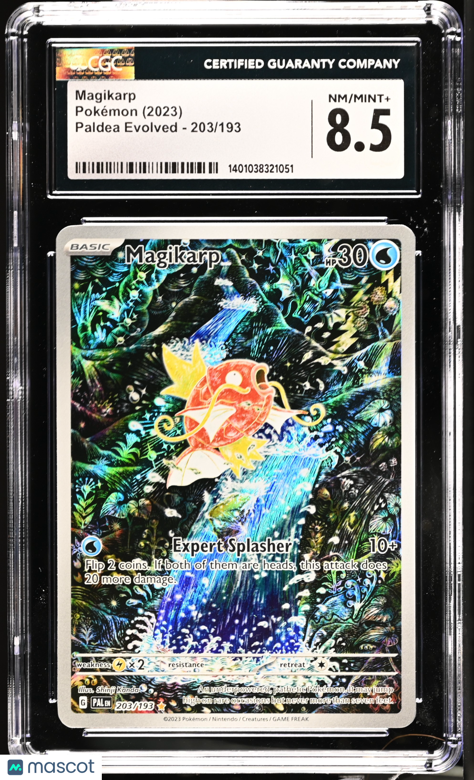2023 Pokemon Magikarp #203/193 Illustration Rare CGC 8.5