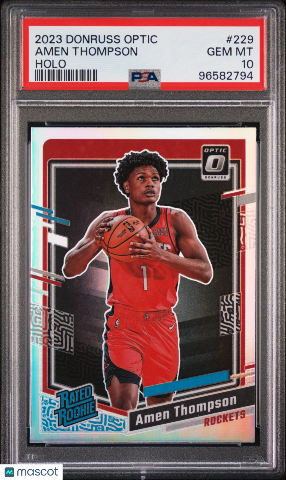 2023 Panini Donruss Optic Amen Thompson #229 Holo PSA 10