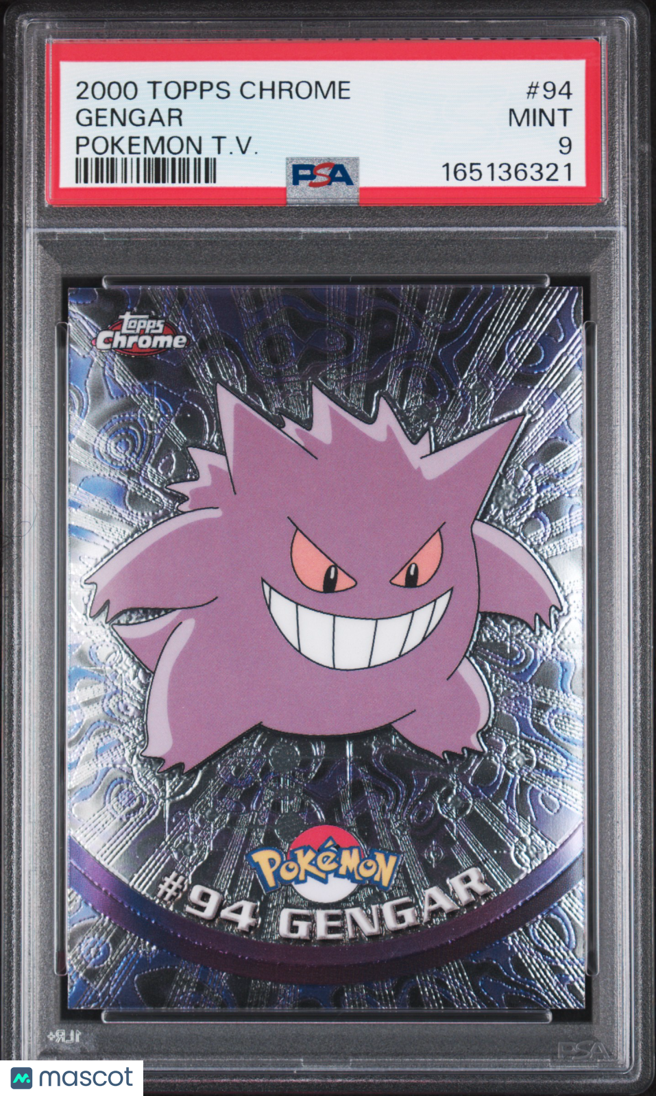 2000 Topps Chrome Pokemon T.V. Gengar #94 PSA 9