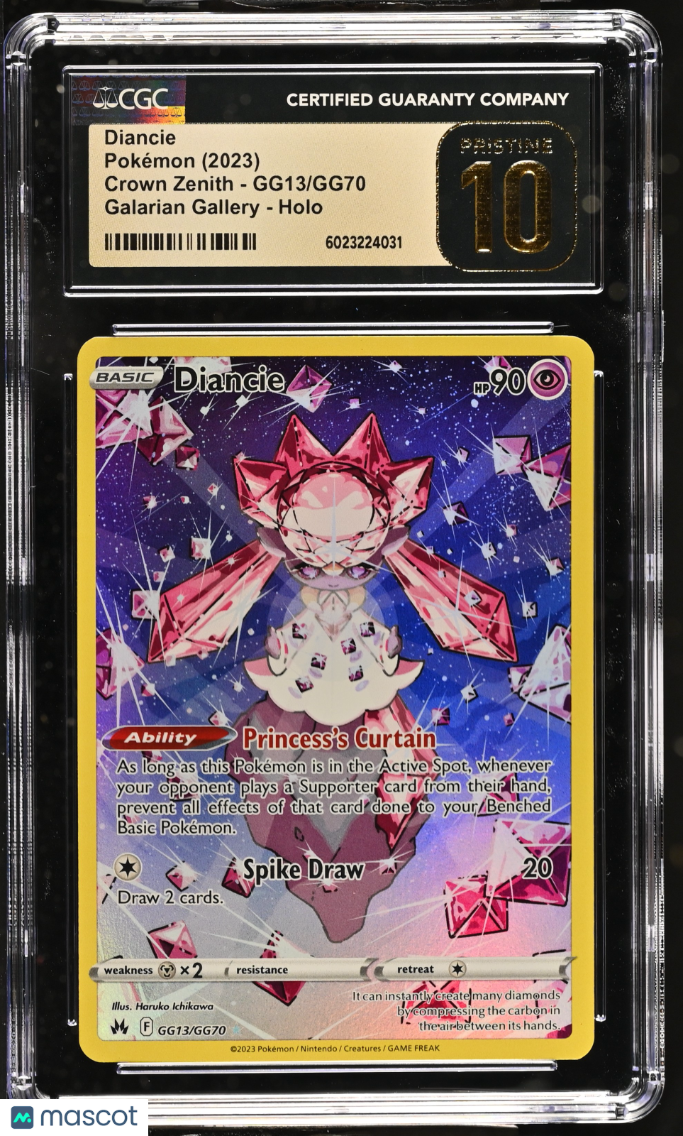 2023 Pokemon Diancie #GG13/GG70 CGC 10