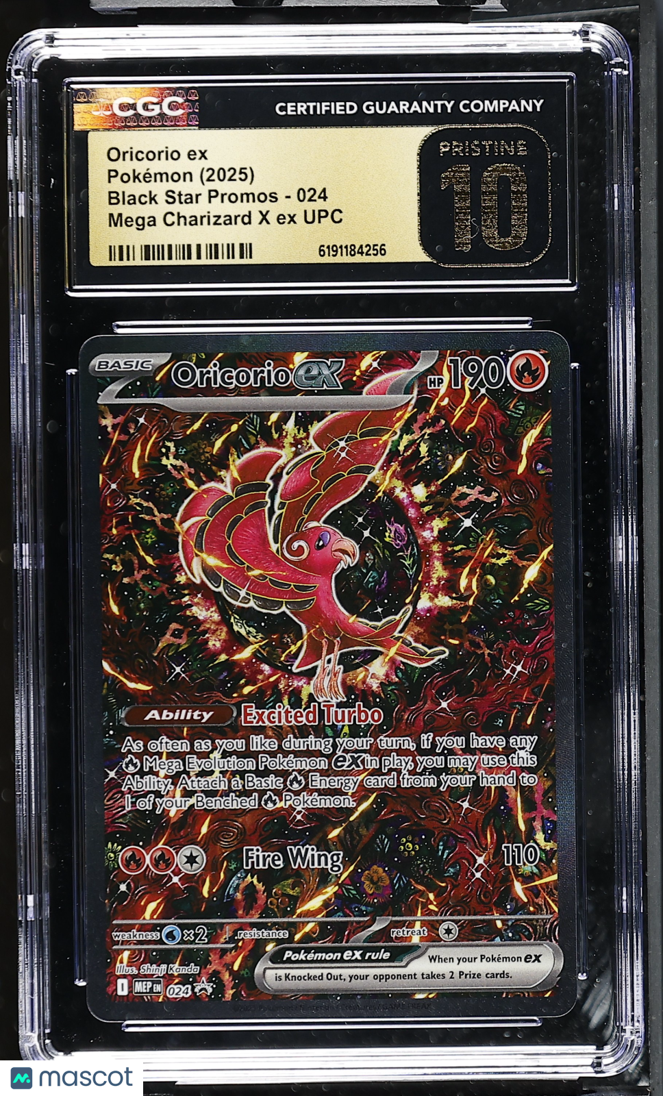 2025 Pokemon Oricorio ex #024 CGC 10