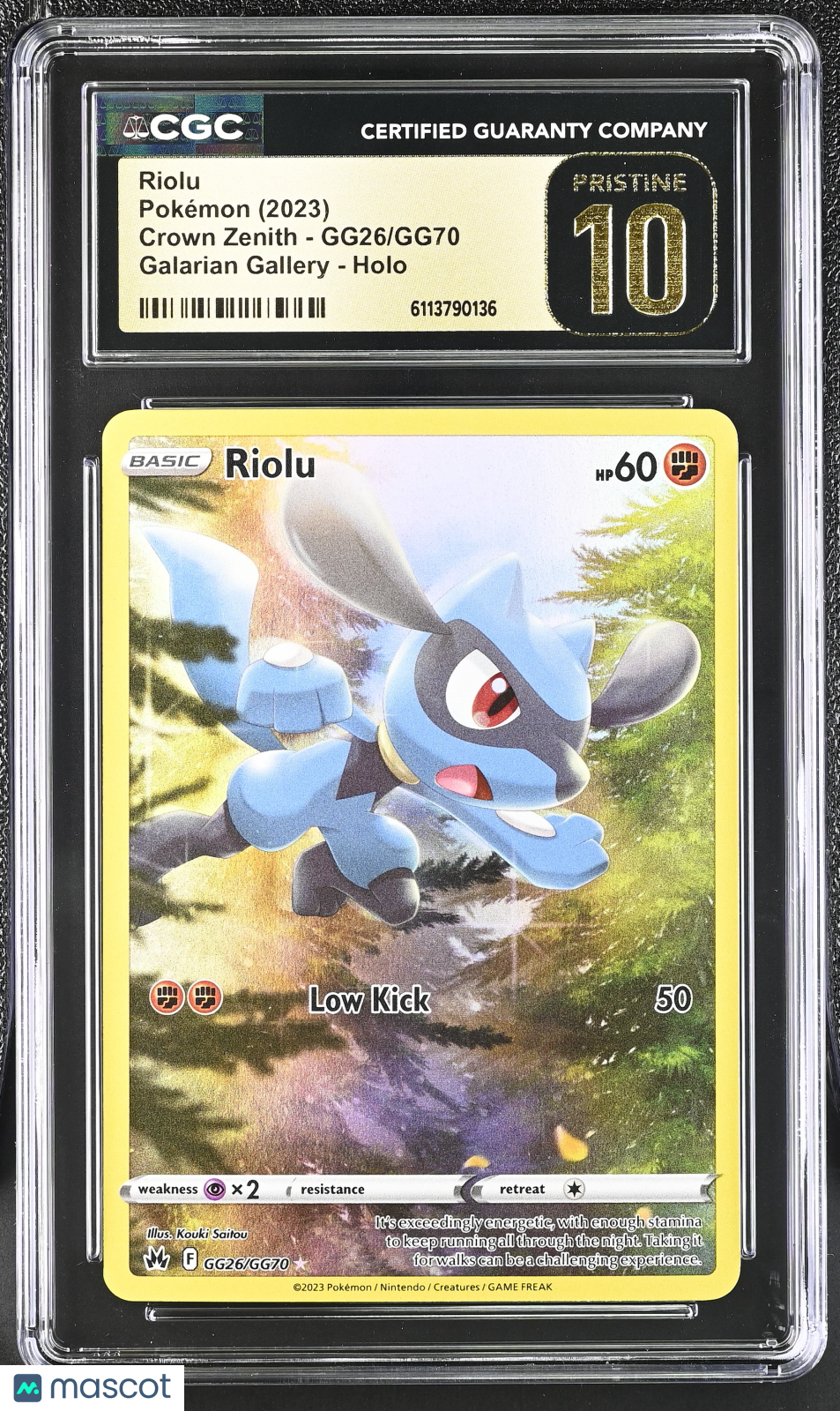 2023 Pokemon Riolu #GG26/GG70 CGC 10