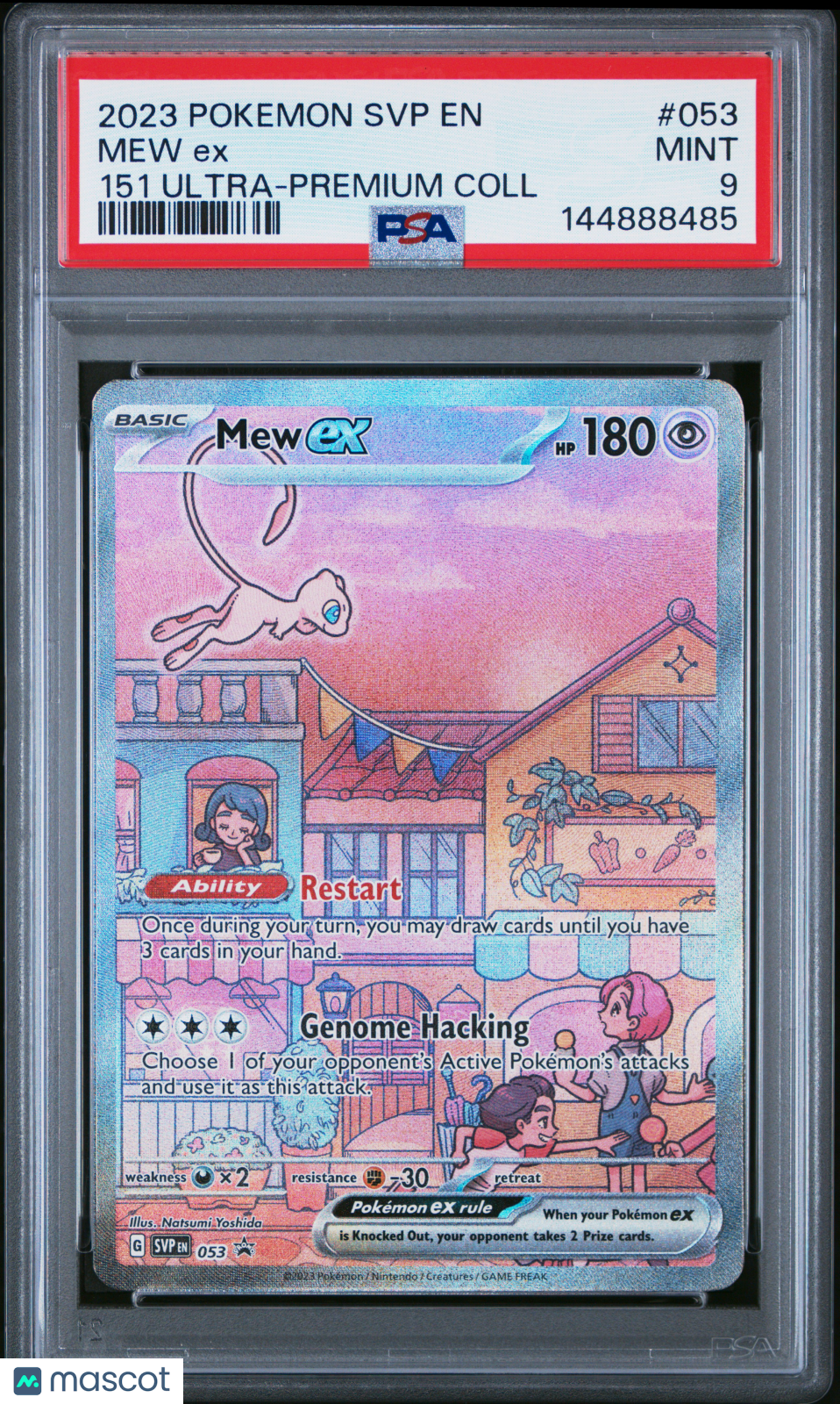 2023 Pokemon SVP EN-SV Black Star Promo Mew EX #053 151 Ultra-Premium Coll PSA 9