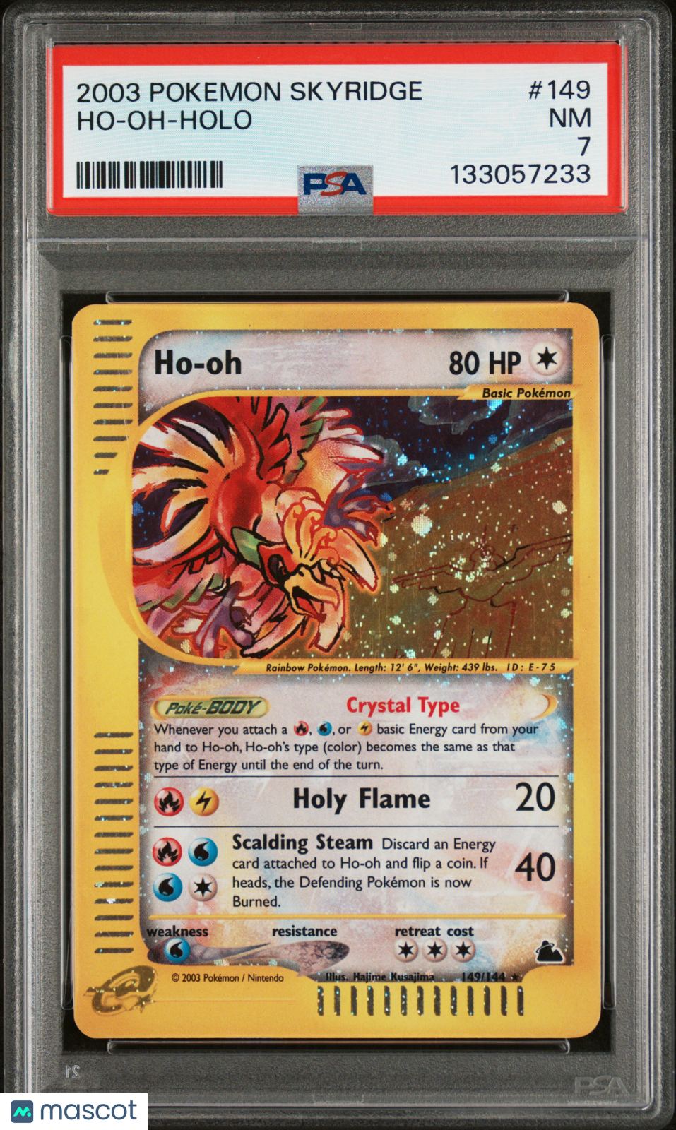 2003 Pokemon Skyridge Ho-Oh #149 PSA 7