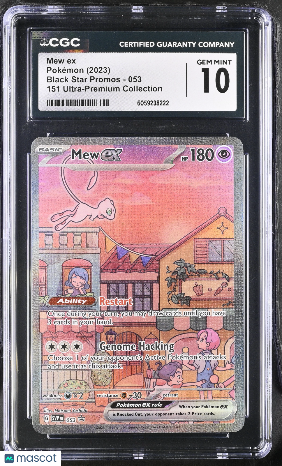 2023 Pokemon Mew ex #053 CGC 10