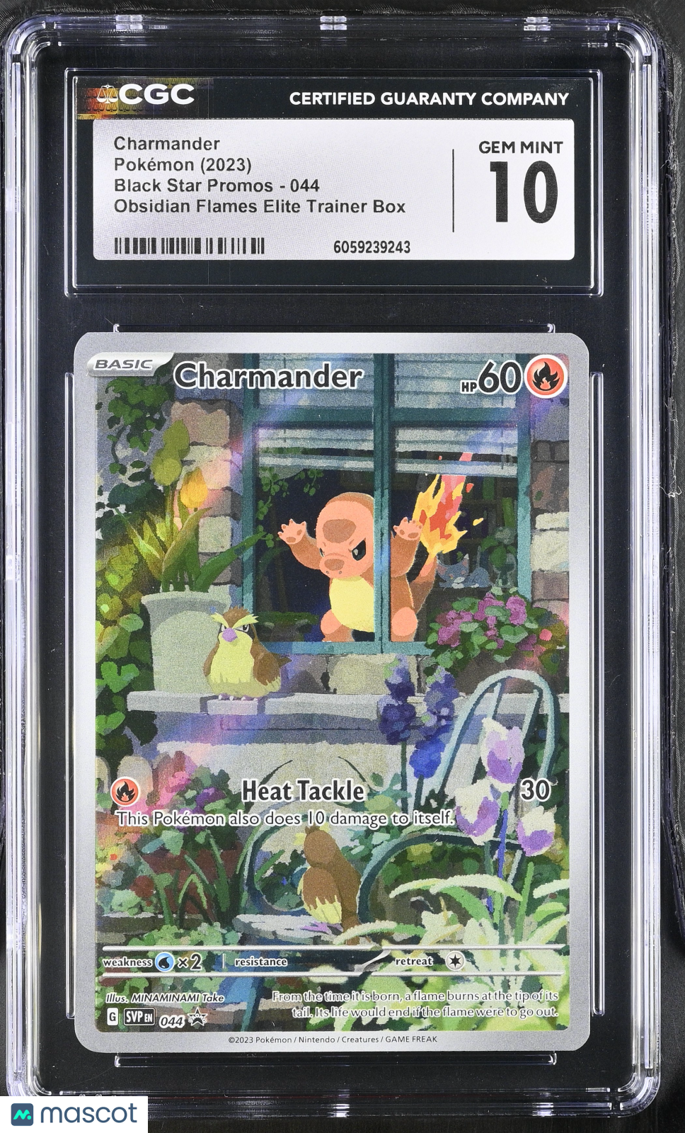 2023 Pokemon Charmander #044 CGC 10