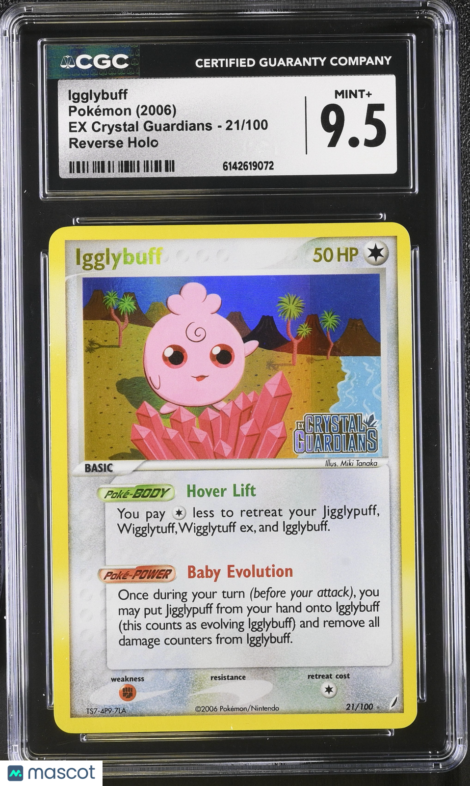 2006 Pokemon Igglybuff #21/100 21/100 CGC 9.5