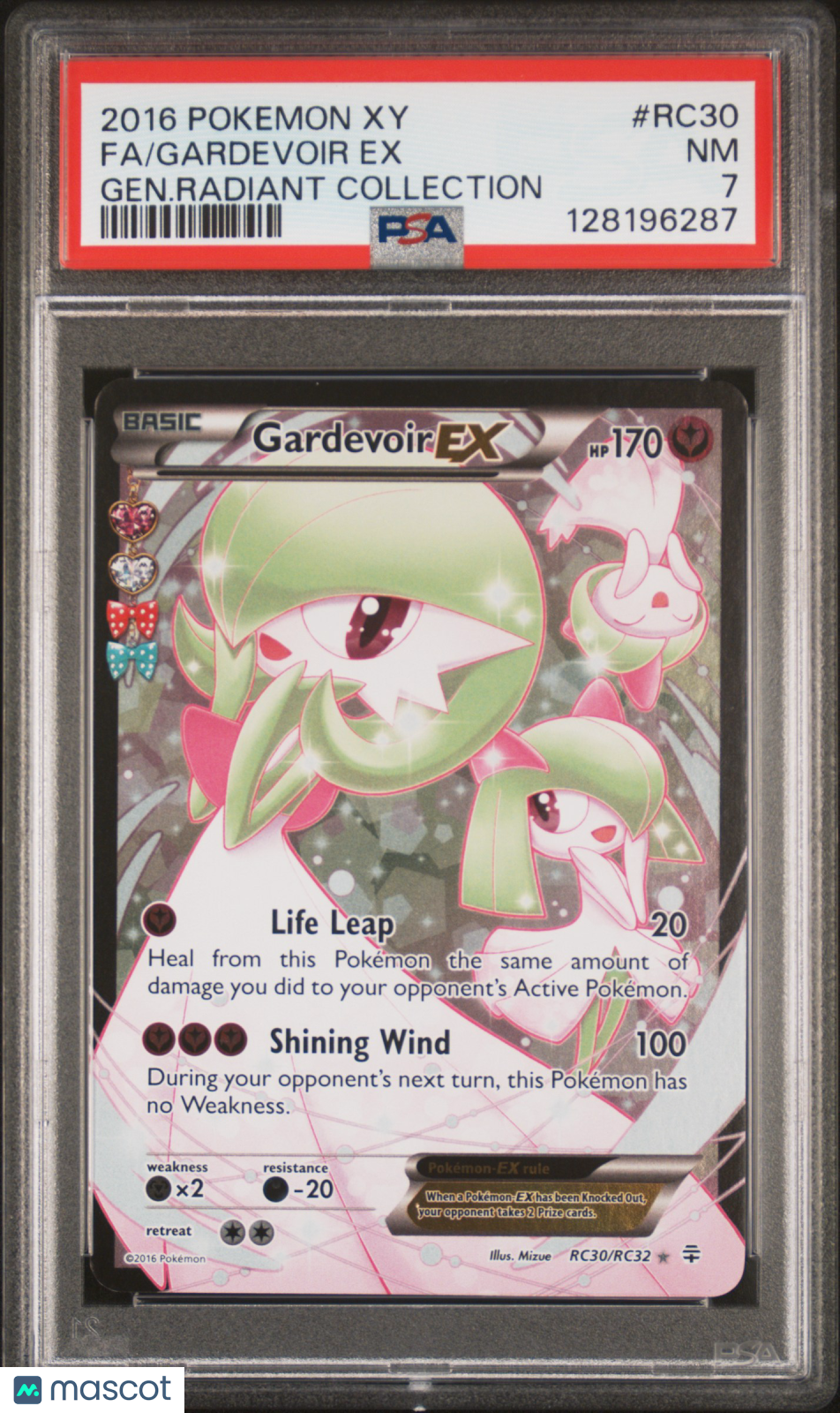 2016 Pokemon Xy Generations Radiant Collection Gardevoir EX #RC30 Fa Gen.Radiant Collection PSA 7