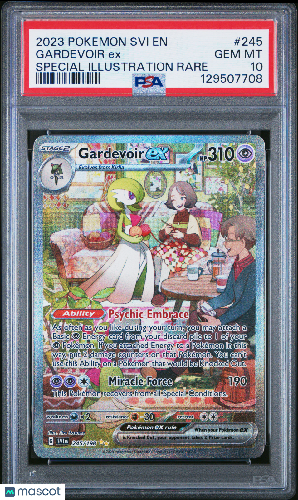2023 Pokemon Svi EN-Scarlet & Violet Gardevoir EX #245 Special Illustration Rare PSA 10
