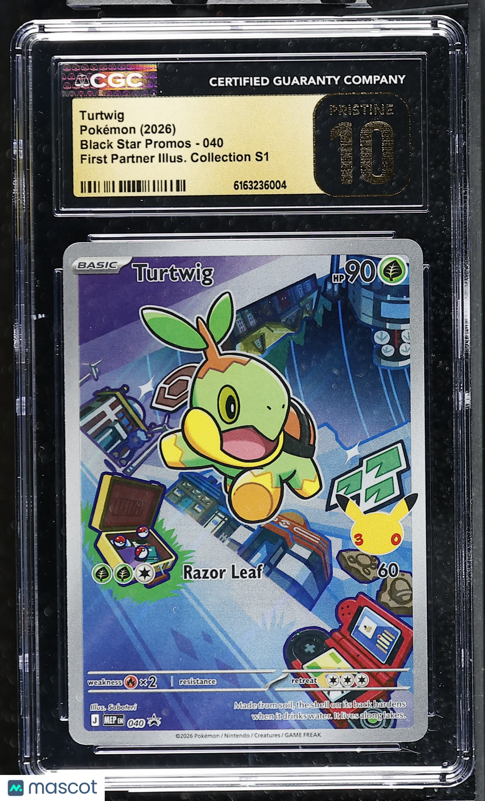 2026 Pokemon Turtwig #040 CGC 10