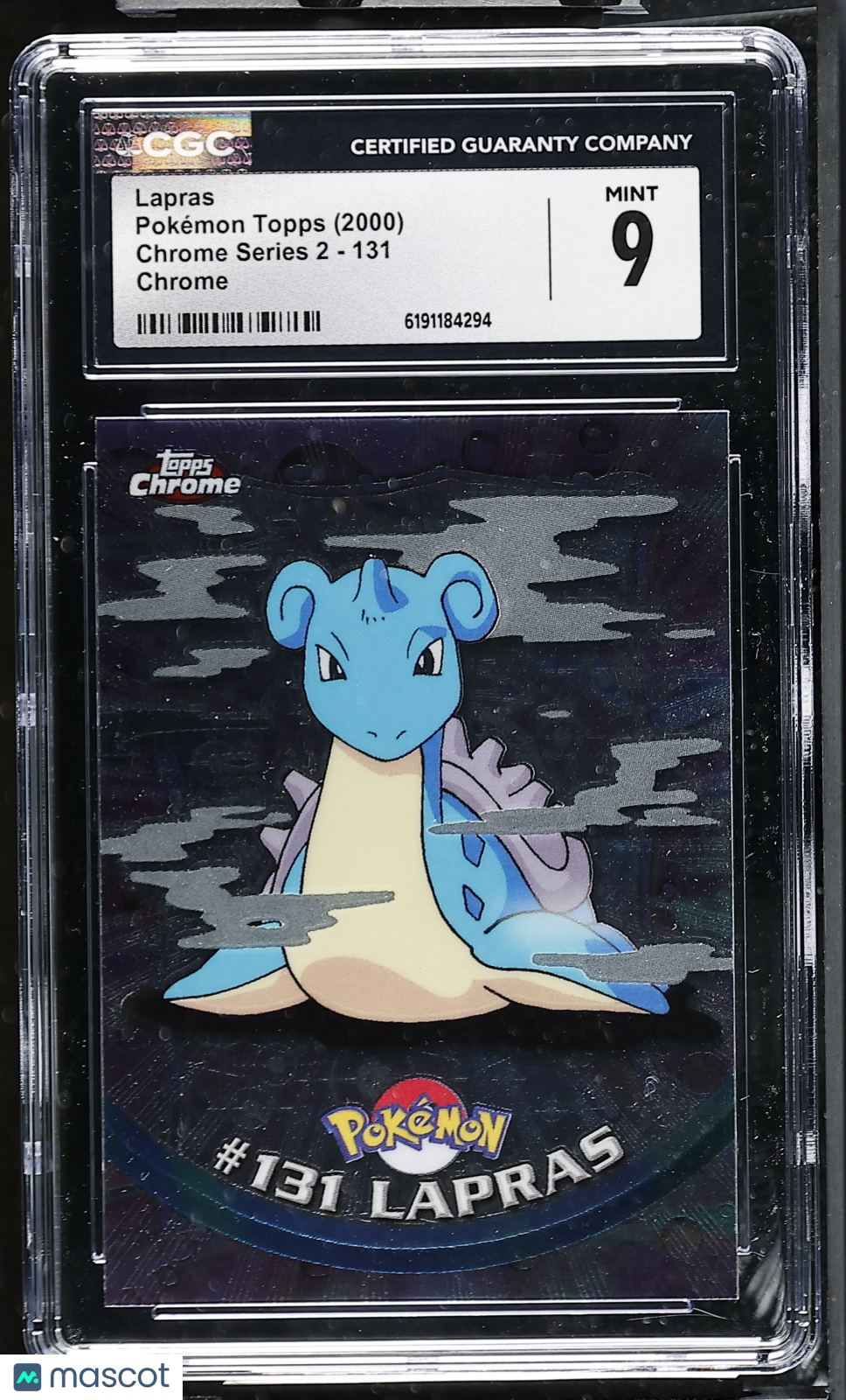 2000 Topps Chrome Series 2 Lapras #131 Chrome CGC 9