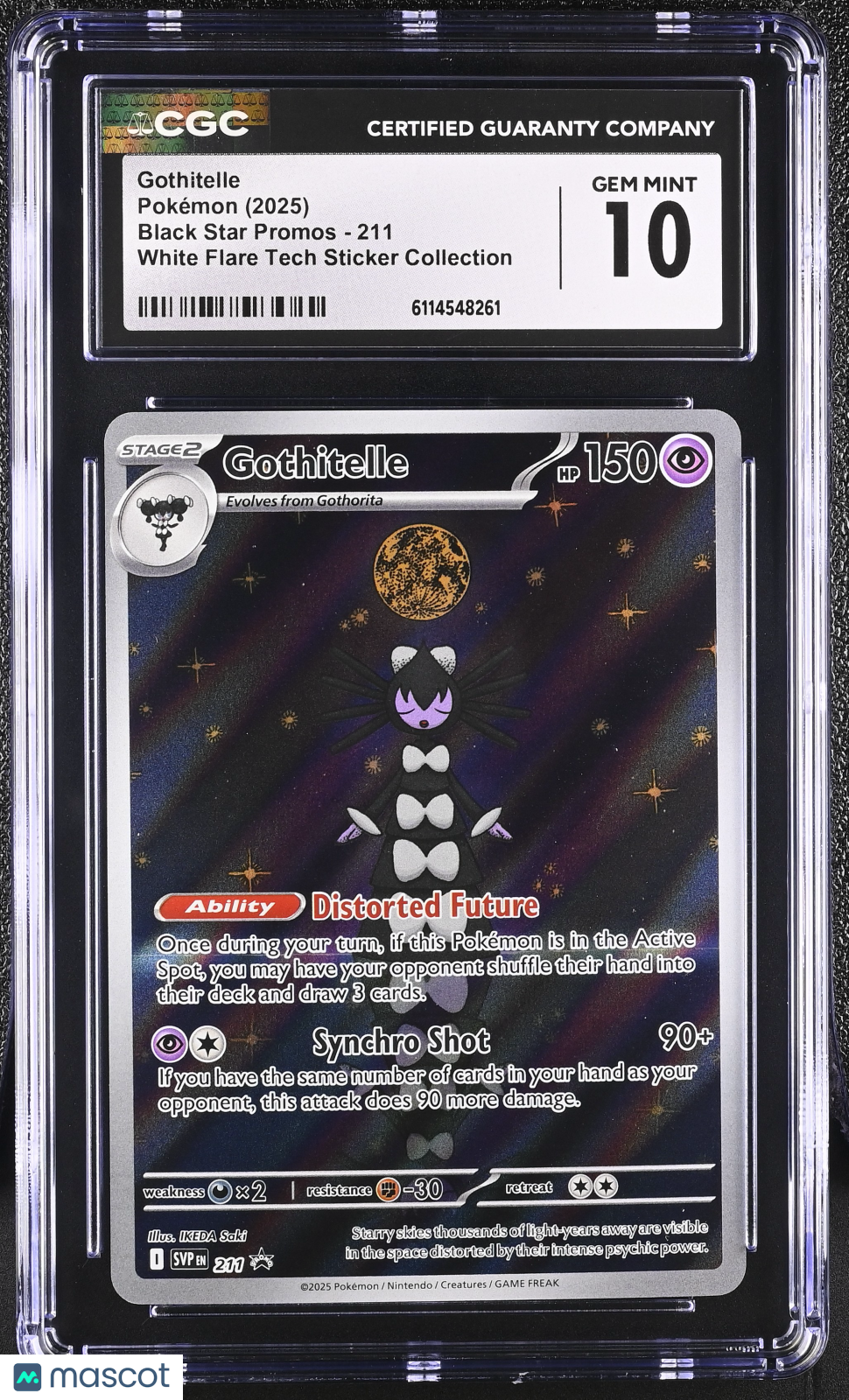 2025 Pokemon Gothitelle #211 CGC 10